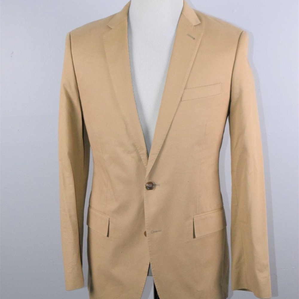 J Crew Ludlow Khaki Sport Coat Size 40L
